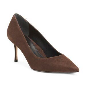 MARION PARKE Made In Brazil Suede Classic 70 Pumps